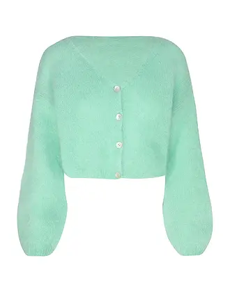 AMERICAN DREAMS | Cardigan Coupe Courte CORNELIA | hellgrün